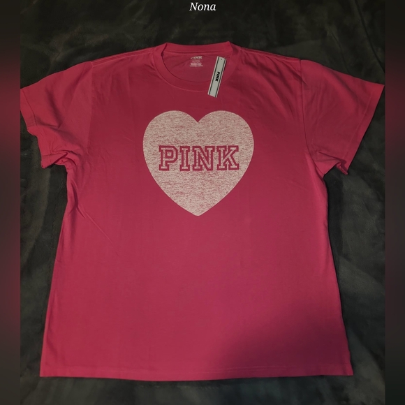 Victoria's Secret PINK T-Shirt Size Large NWT - Picture 2 of 6